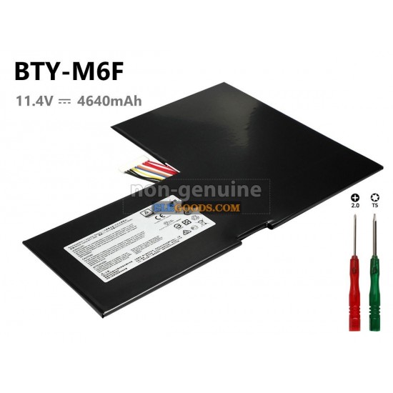 11.4V  4640mAh  3 cells  Li-Polymer  Black