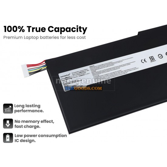 11.4V  5700mAh  3 cells  Li-Polymer  Black