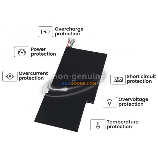 11.4V  5700mAh  3 cells  Li-Polymer  Black