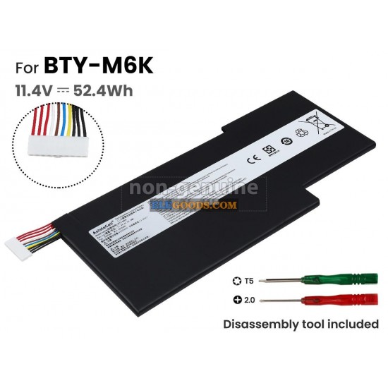 11.4V  52.4Wh  3 cells  Li-Polymer  Black