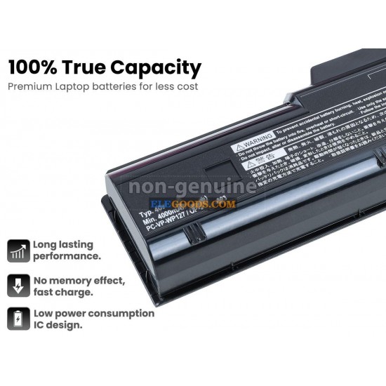 10.8V  4000mAh  6 cells  Li-ion  Black