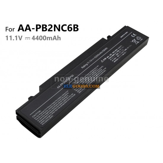 11.1V  4400mAh  6 cells  Li-ion  Black