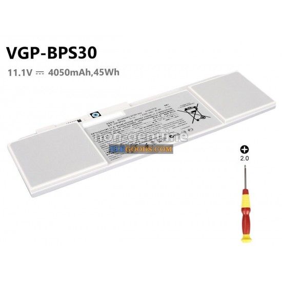 11.1V  4050mAh  6 cells  Li-Polymer  Silver