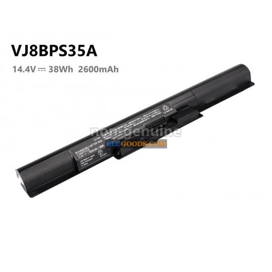 14.8V  2600mAh  4 cells  Li-ion  Black
