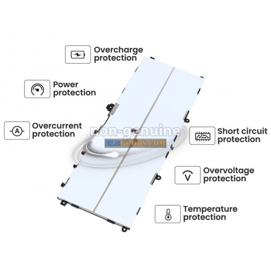 7.5V  48Wh  4 cells  Li-Polymer  Silver