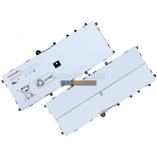 7.5V  48Wh  4 cells  Li-Polymer  Silver