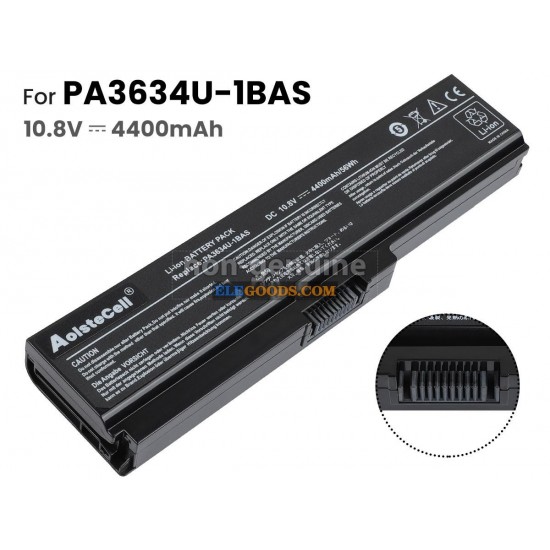10.8V  4400mAh  6 cells  Li-ion  Black