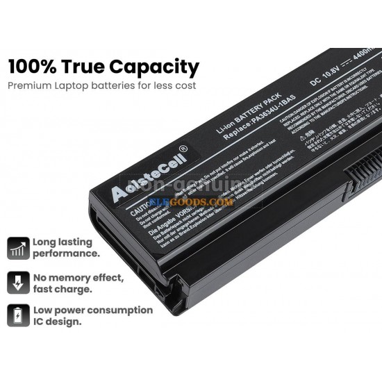 10.8V  4400mAh  6 cells  Li-ion  Black