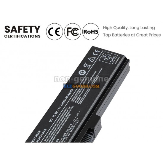 10.8V  4400mAh  6 cells  Li-ion  Black