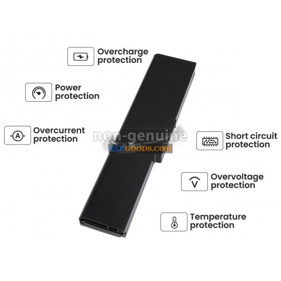 10.8V  4400mAh  6 cells  Li-ion  Black
