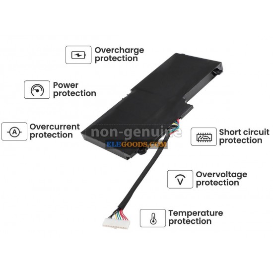 14.4V  43Wh  4 cells  Li-Polymer  Black